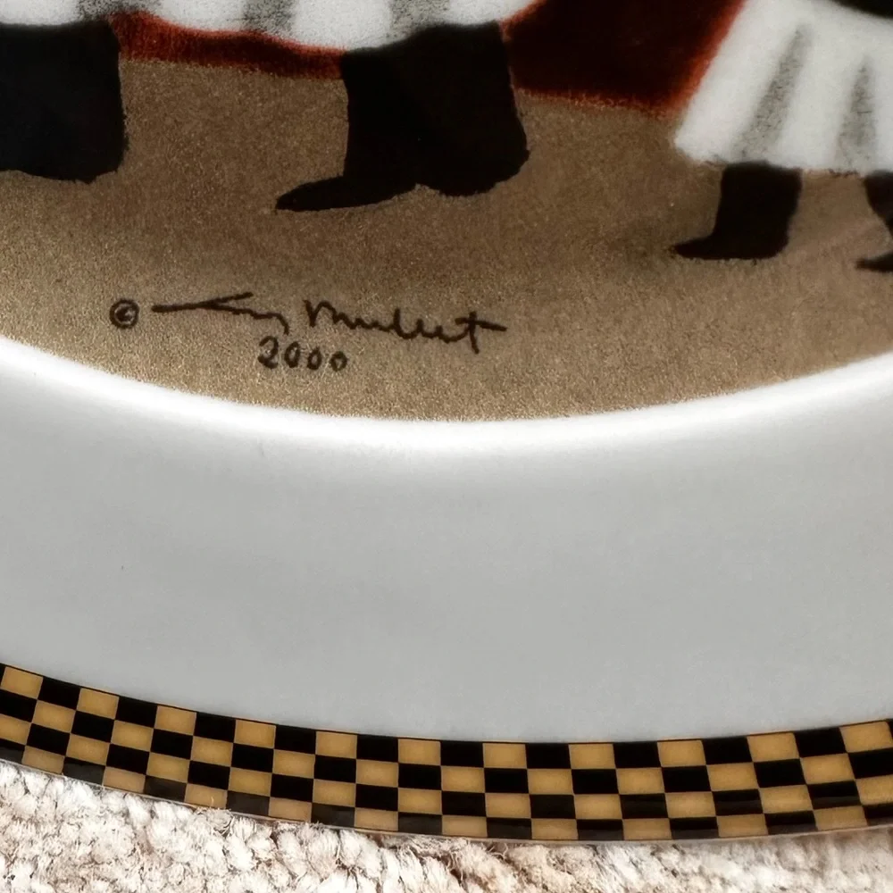 Set of 4 Plates GUY BUFFET French “Waiter Suite” Salad | Dessert | Lunch